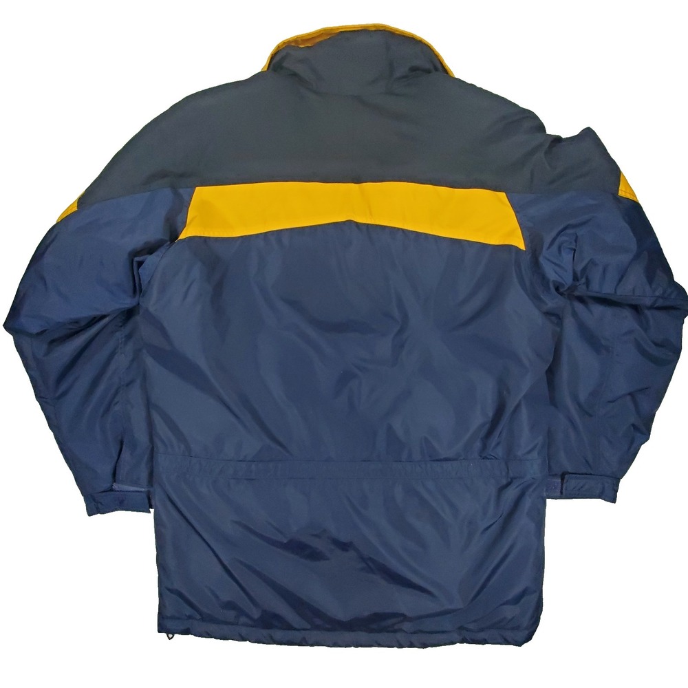 Columbia Timber Ridge Parka Jacket Mens M Navy Yellow Insulated Coat - Picture 2 of 12